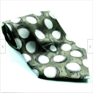 Golf Balls Khaki Golf Putter Sports Tie
